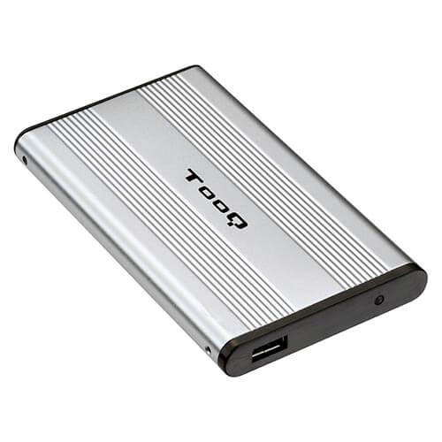 Caja Hdd Tooq Tqe-2510s 2.5'' Sata3 Usb2.0 Plata | Quonty.com | TQE-2510S