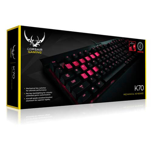 Teclado Corsair K70 Gaming Mecanico Usb Negro Retroiluminado | Quonty.com | CH-9101010-ES