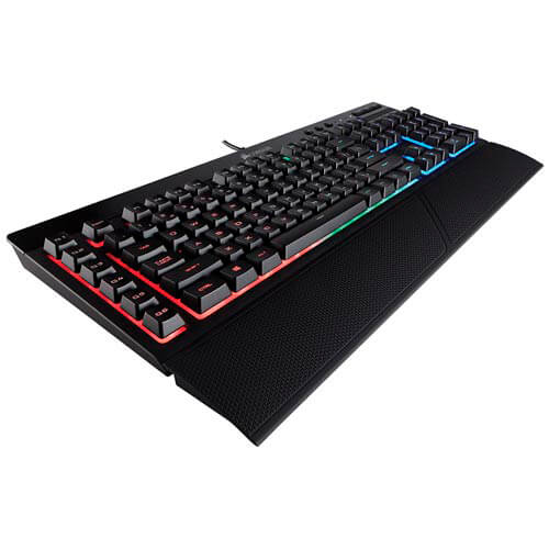 Teclado Corsair K55 Gaming Usb Negro Retroiluminado-Rgb | Quonty.com | CH-9206015-ES