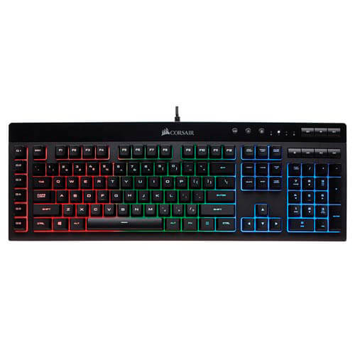 Teclado Corsair K55 Gaming Usb Negro Retroiluminado-Rgb | Quonty.com | CH-9206015-ES