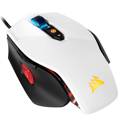 Raton Corsair M65 Pro Gaming Opt12000dpi Usb Led-Rgb Blanco | Quonty.com | CH-9300111-EU