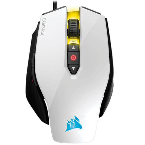Raton Corsair M65 Pro Gaming Opt12000dpi Usb Led-Rgb Blanco | Quonty.com | CH-9300111-EU
