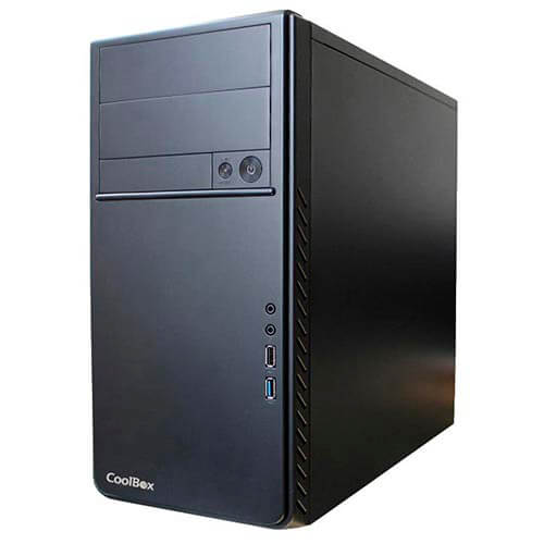 Caja Minitorre/Micro-Atx Coolbox M600 500w Eco 85+ | Quonty.com | CAJCOOM600E85
