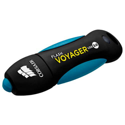 Pendrive Corsair 32gb Usb3.0 Voyager Negro/Azul | Quonty.com | CMFVY3A-32GB