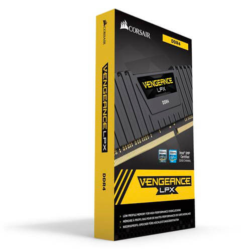 Corsair Ddr4 16gb (2x8) 3200mhz Cl16 Vengeanze Lpx Black | Quonty.com | CMK16GX4M2B3200C16