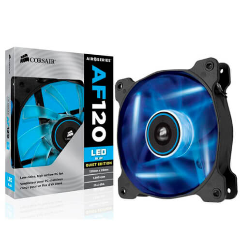 Ventilador 12cm Corsair Af120-Led Leds-Azules | Quonty.com | CO-9050015-BLED