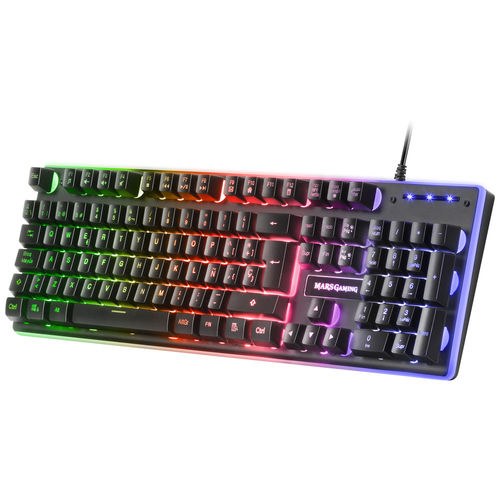Combo Teclado/Raton/Alfombrilla Mars Gaming Mcpxbes Gaming Usb Rgb Negro | Quonty.com | MCPXBES