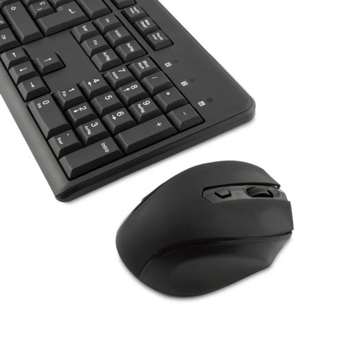 Combo Teclado/Raton Coolbox Ktr-02w Inalambrico Negro | Quonty.com | COO-KTR-02W