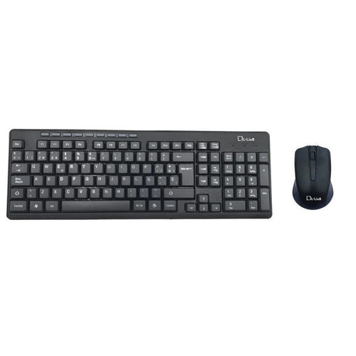 Combo Teclado/Raton L-Link Ll-Kb-555-W Inalambrico Negro | Quonty.com | LL-KB-555-WCOMBO