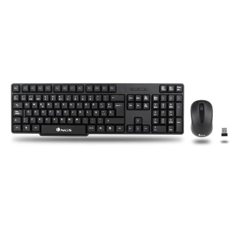 Combo Teclado/Raton Ngs Euphoria Kit Inalambrico Negro | Quonty.com | EUPHORIAKIT