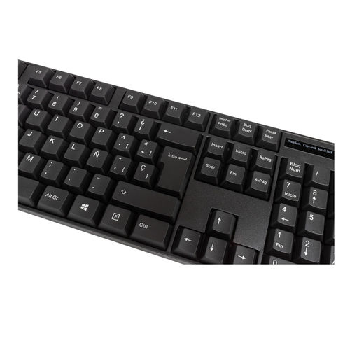 Combo Teclado/Raton Unyka Uk50545 Usb Negro | Quonty.com | UK50545