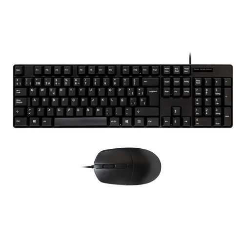 Combo Teclado/Raton Unyka Uk50545 Usb Negro | Quonty.com | UK50545