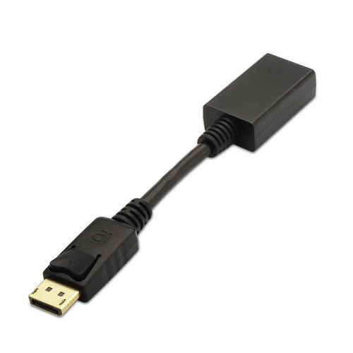 Conversor Aisens Displayport/M - Hdmi A/H 0.15cm Negro | Quonty.com | A125-0134