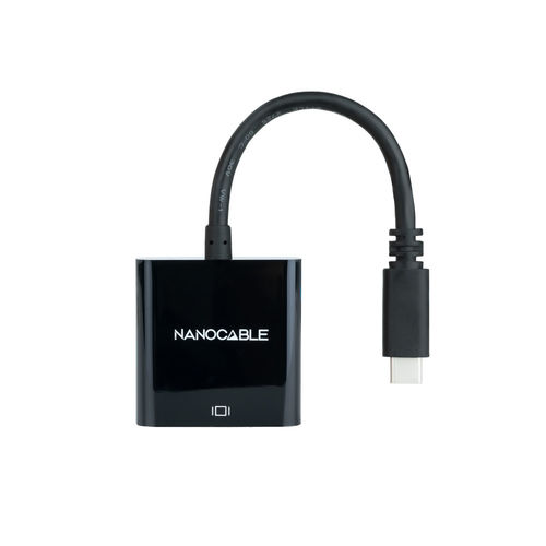 Conversor Nano Cable Usb-C - Hdmi 4k 0.15m Negro | Quonty.com | 10.16.4102-BK