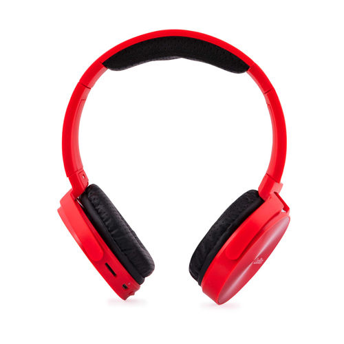 Auriculares Coolbox Coolmetal Bluetooth Rojo | Quonty.com | COO-AUB-02RD