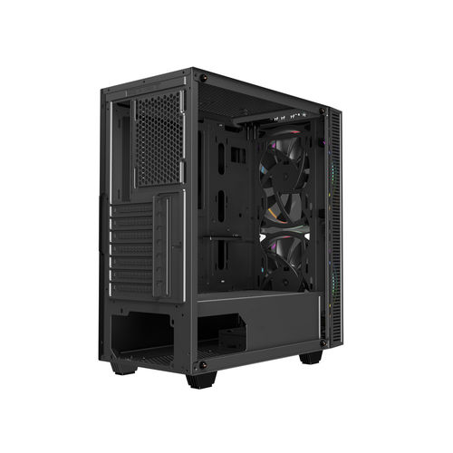 Caja Semitorre Coolbox Deeprunner S/Fuente A-Rgb Negra | Quonty.com | COO-DGC-A193-0