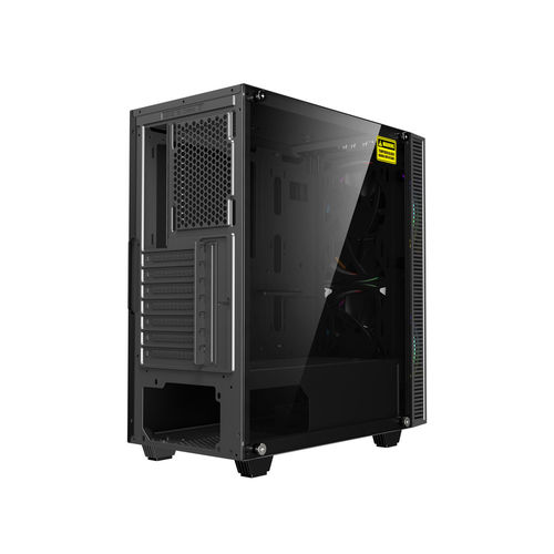 Caja Semitorre Coolbox Deeprunner S/Fuente A-Rgb Negra | Quonty.com | COO-DGC-A193-0