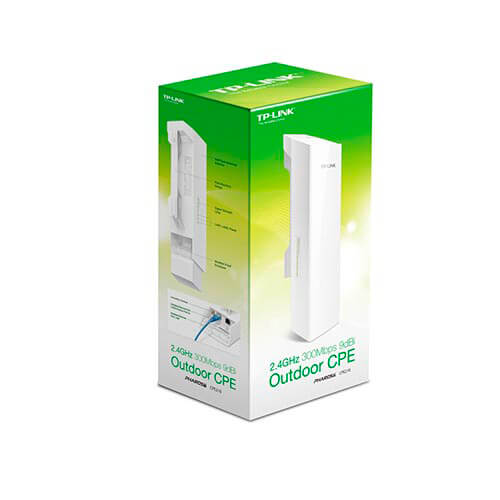 Punto Acceso Tp-Link Cpe210 Wifi-N/300mbps Antena-9dbi | Quonty.com | CPE210