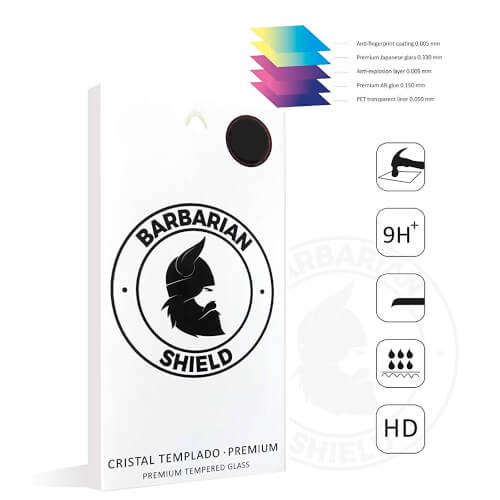 Cristal Templado Premium Barbarian Shield Xiaomi Mi8 | Quonty.com | BARBSHMI8