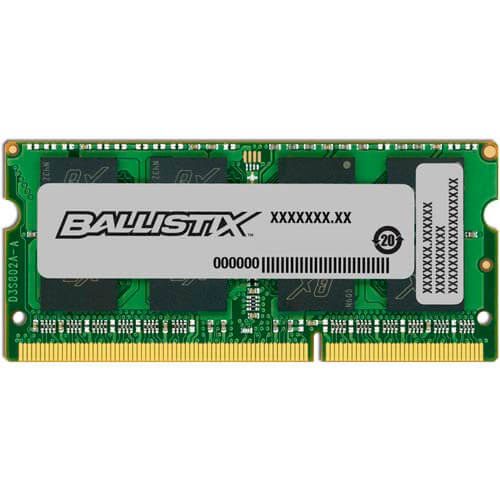Memoria Crucial Sodimm Ddr3 4gb 1600hz Cl9 Ballistix | Quonty.com | BLS4G3N169ES4CEU