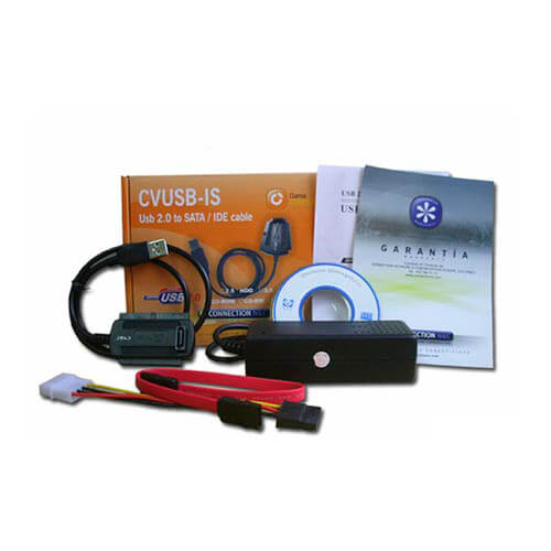 Adapt. Hdd Connection Usb2.0 Ide/Sata 2.5''/3.5'' | Quonty.com | CVUSB-IS
