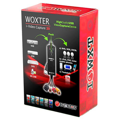 Capturadora De Video Woxter I-Video Capture 20 Usb2.0 | Quonty.com | ST26-009