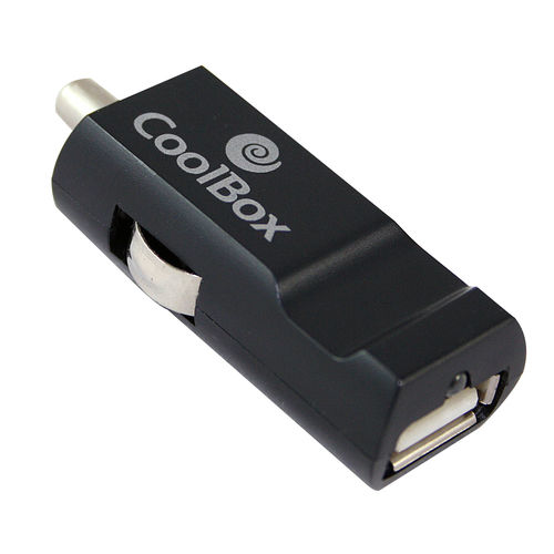 Cargador Coche Coolbox Cdc-10 1usb 2.1a | Quonty.com | REPCOOCARDC10