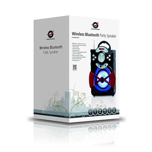 Altavoz Conceptronic Party Cspkbtbassparty 20w Bt2.1 | Quonty.com | CSPKBTBASSPARTY