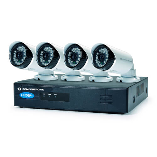 Kit De Vigilancia Ip Conceptronic C4chipskit 1280x720p 4tb | Quonty.com | C4CHIPSKIT