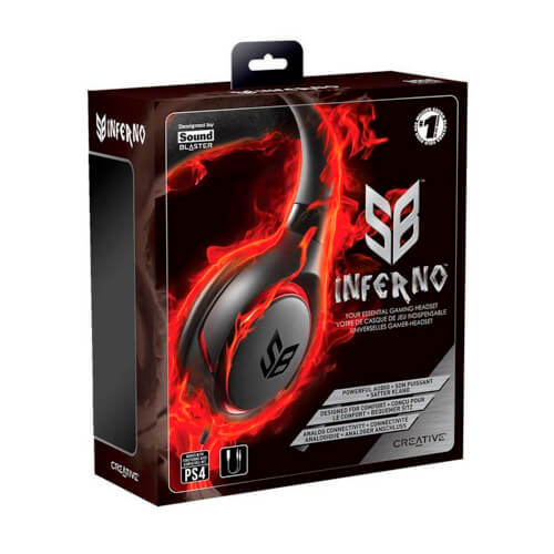 Auriculares C/Micrófono Creative Sound Blaster Inferno | Quonty.com | 70GH029000001