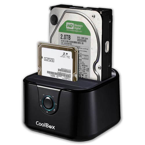 Base Conectora Hdd Coolbox 2.5''/3.5'' Sata Usb3.0 | Quonty.com | CAJCOODDDU3