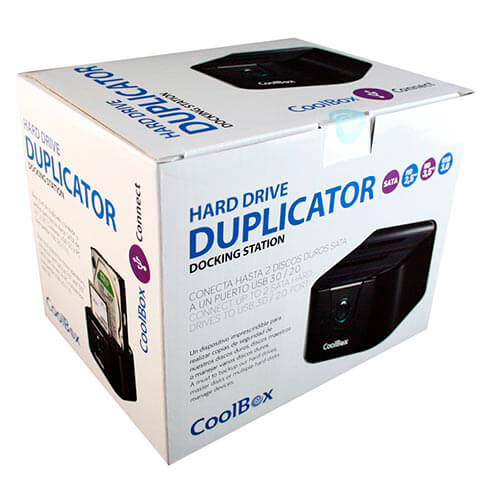 Base Conectora Hdd Coolbox 2.5''/3.5'' Sata Usb3.0 | Quonty.com | CAJCOODDDU3