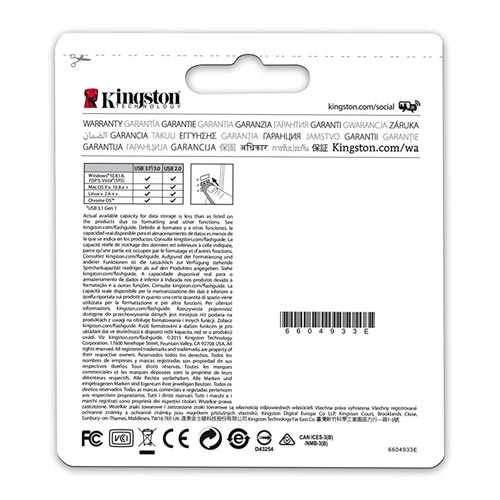 Pendrive Kingston 128gb Usb3.0 Dt 50 | Quonty.com | DT50/128GB
