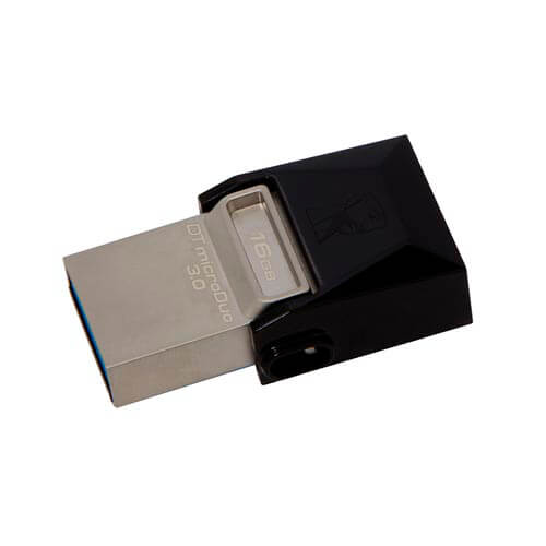 Kingston 16gb Usb3.0 Dt Microduo Usb / Micro Usb Otg | Quonty.com | DTDUO3/16GB