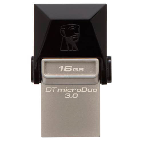 Kingston 16gb Usb3.0 Dt Microduo Usb / Micro Usb Otg | Quonty.com | DTDUO3/16GB