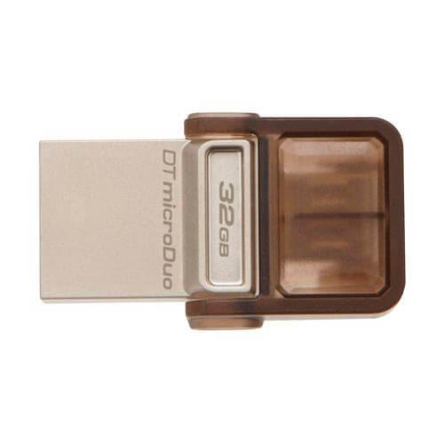 Kingston 32gb Usb2.0 Dt Microduo Usb / Micro Usb Otg | Quonty.com | DTDUO/32GB