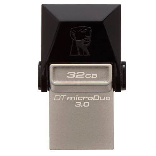 Kingston 32gb Usb3.0 Dt Microduo Usb / Micro Usb Otg | Quonty.com | DTDUO3/32GB