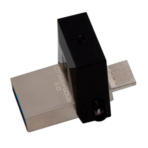 Kingston 64gb Usb3.0 Dt Microduo Usb / Micro Usb Otg | Quonty.com | DTDUO3/64GB