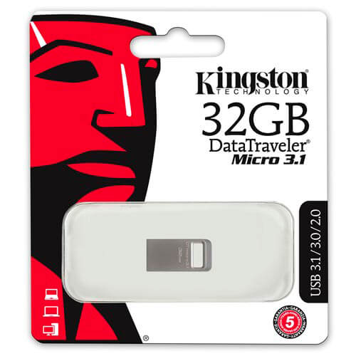 Pendrive Kingston 32gb Usb3.1 Dt Micro 3.1 | Quonty.com | DTMC3/32GB