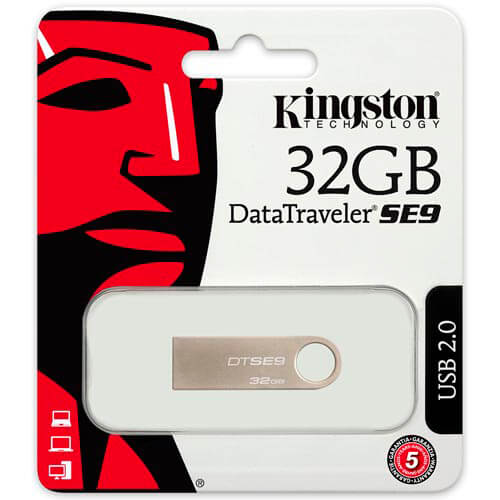 Pendrive Kingston 32gb Usb2.0 Dt Se9 Champagne | Quonty.com | DTSE9H/32GB