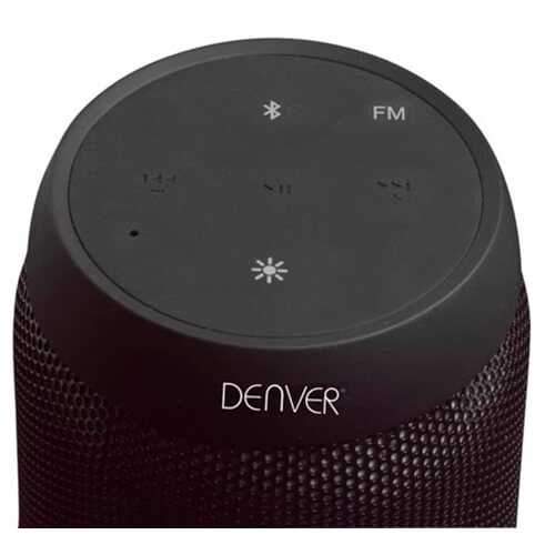 Altavoz Bluetooth Con Iluminación Denver Btl-60 2x3w Rms | Quonty.com | BTL-60