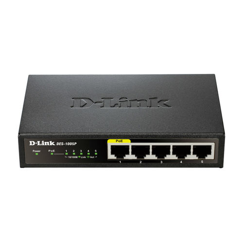 Switch Dlink Dgs-1005p 5ptos 10/100 | Quonty.com | DGS-1005P