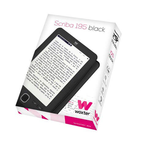 Libro Digital Woxter Scriba 195 Pearl 6'' Negro | Quonty.com | EB26-042