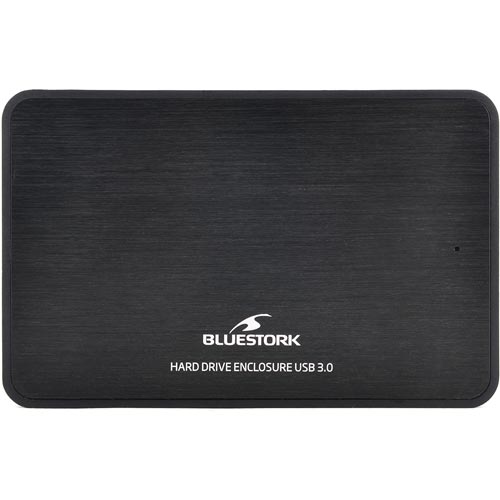 Caja Hdd Bluestork 2.5&Quot; Sata Usb3.0 Negra | Quonty.com | EHD-25-SATA-U3-SL