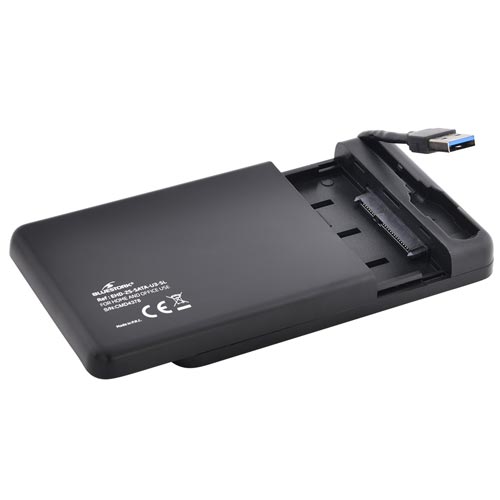 Caja Hdd Bluestork 2.5&Quot; Sata Usb3.0 Negra | Quonty.com | EHD-25-SATA-U3-SL