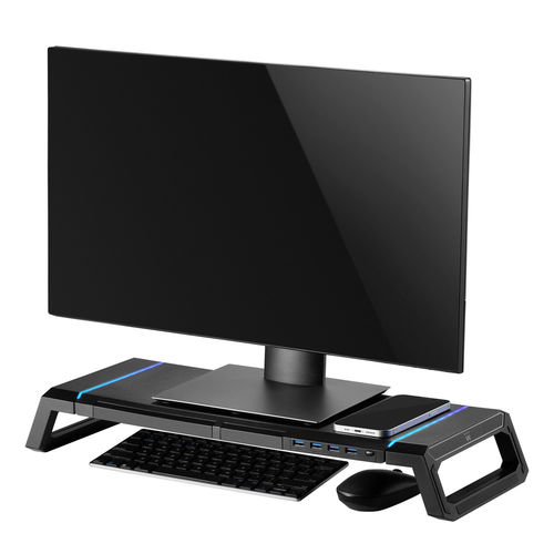 Elevador Monitor Ewent Plegable Rgb Con Hub Usb Cajon Y Soporte Movil | Quonty.com | EW1268