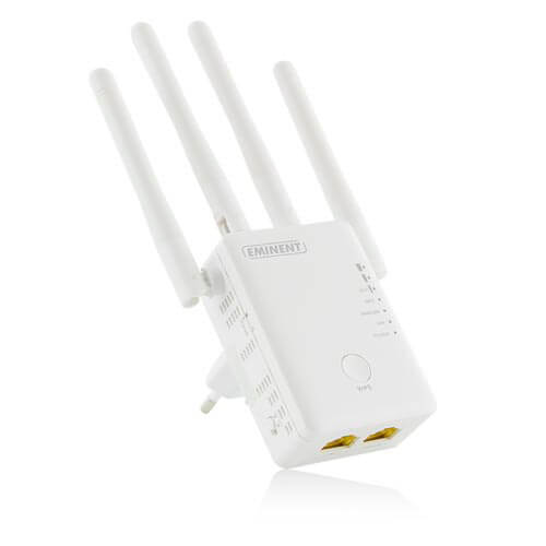 Repetidor Eminent Em4596 Wifi-Ac/1.2gbps Dualband 4antenas | Quonty.com | EM4596