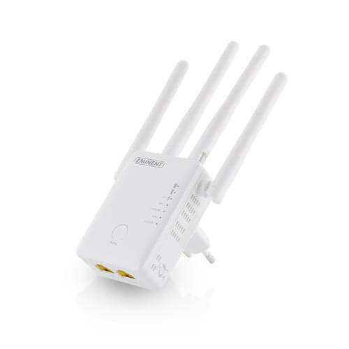 Repetidor Eminent Em4596 Wifi-Ac/1.2gbps Dualband 4antenas | Quonty.com | EM4596