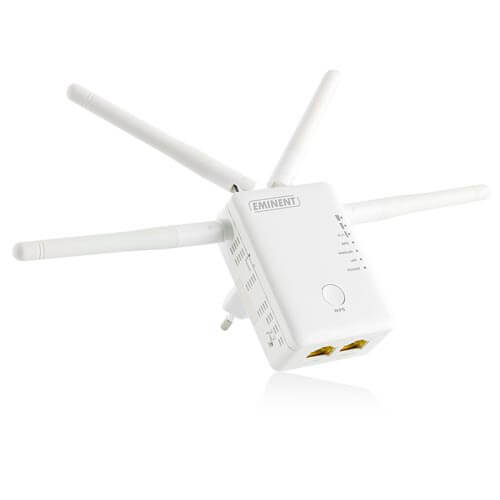 Repetidor Eminent Em4596 Wifi-Ac/1.2gbps Dualband 4antenas | Quonty.com | EM4596