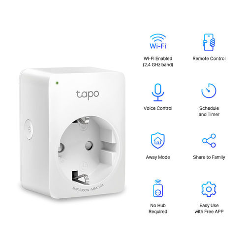 Enchufe Inteligente Tp-Link Tapo P100 Mini Smart Wifi | Quonty.com | TAPO P100(1-PACK)